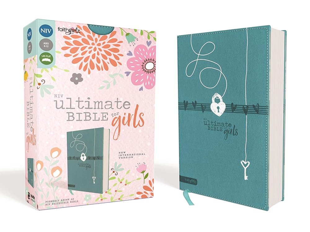 NIV, Ultimate Bible for Girls, Faithgirlz Edition, Leathersoft, Teal cover image
