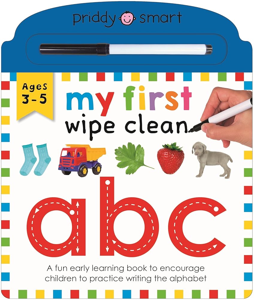 ABC (My First Wipe Clean): A Fun Early-Learning Book for Kids to Practice Their Pen Control Skills cover image