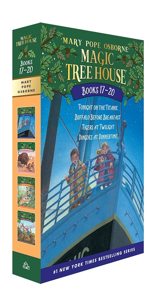 Magic Tree House Books 17-20 Boxed Set: The Mystery of the Enchanted Dog cover image