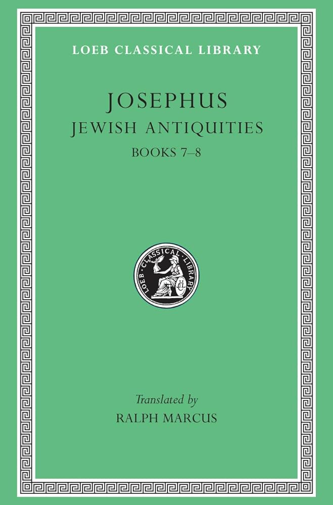 Jewish Antiquities, Volume III: Books 7–8 cover image