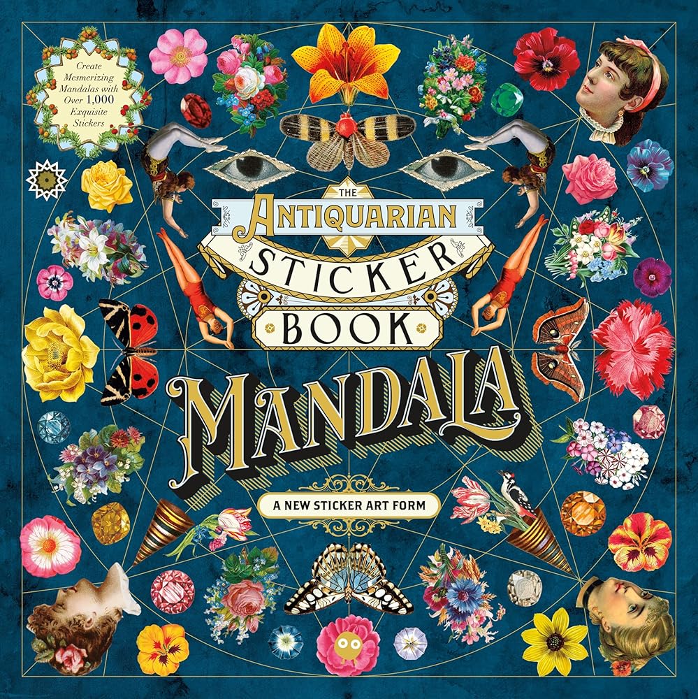 The Antiquarian Sticker Book: Mandala (The Antiquarian Sticker Book Series) cover image