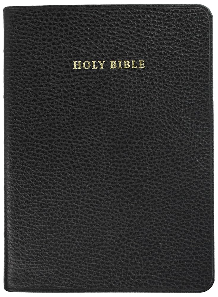 NIV Clarion Reference Bible, Black Calf Split Leather, NI484:X cover image