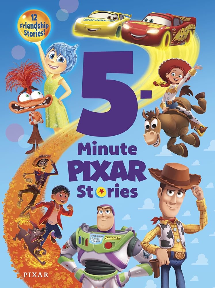 5-Minute Pixar Stories: 12 Friendship Stories! (5-Minute Stories) cover image