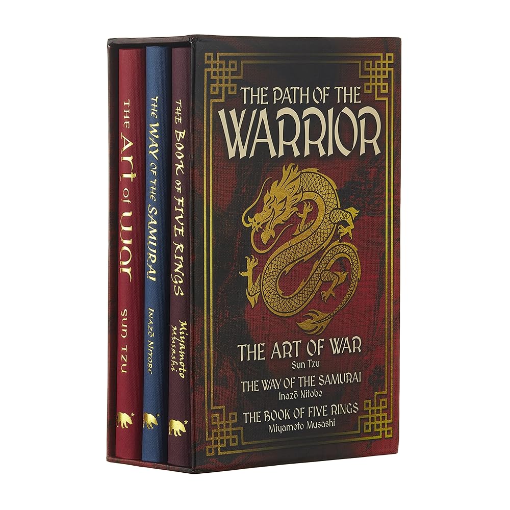 The Path of the Warrior Ornate Box Set: The Art of War, The Way of the Samurai, The Book of Five Rings (Arcturus Ornate Classics) cover image