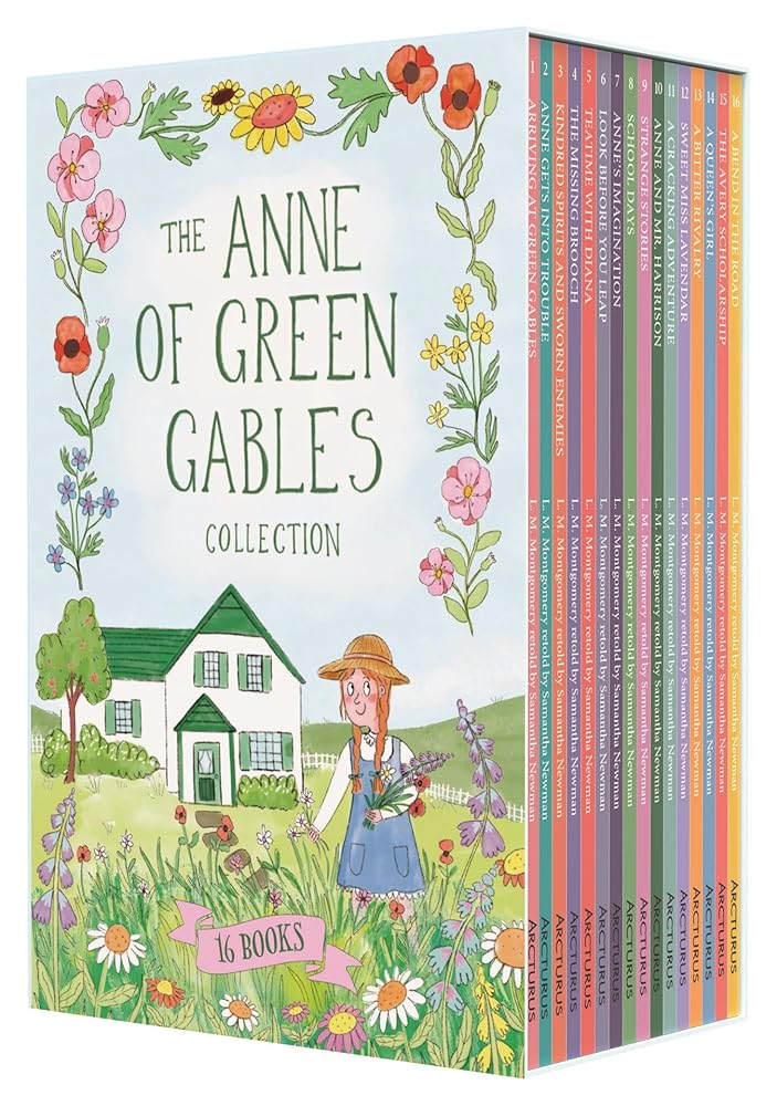 The Anne of Green Gables Collection: Adapted for Younger Readers (16-Book Box Set) (Arcturus Retold Classics) cover image