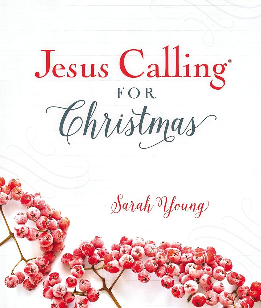 Jesus Calling for Christmas, Padded Hardcover, with Full Scriptures: Seasonal Devotions for Christmas (A 50-Day Devotional) cover image
