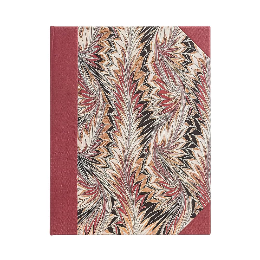 Rubedo Ultra Lined Hardcover Journal, 144pg, 120GSM by Paperblanks (Cockerell Marbled Paper) cover image