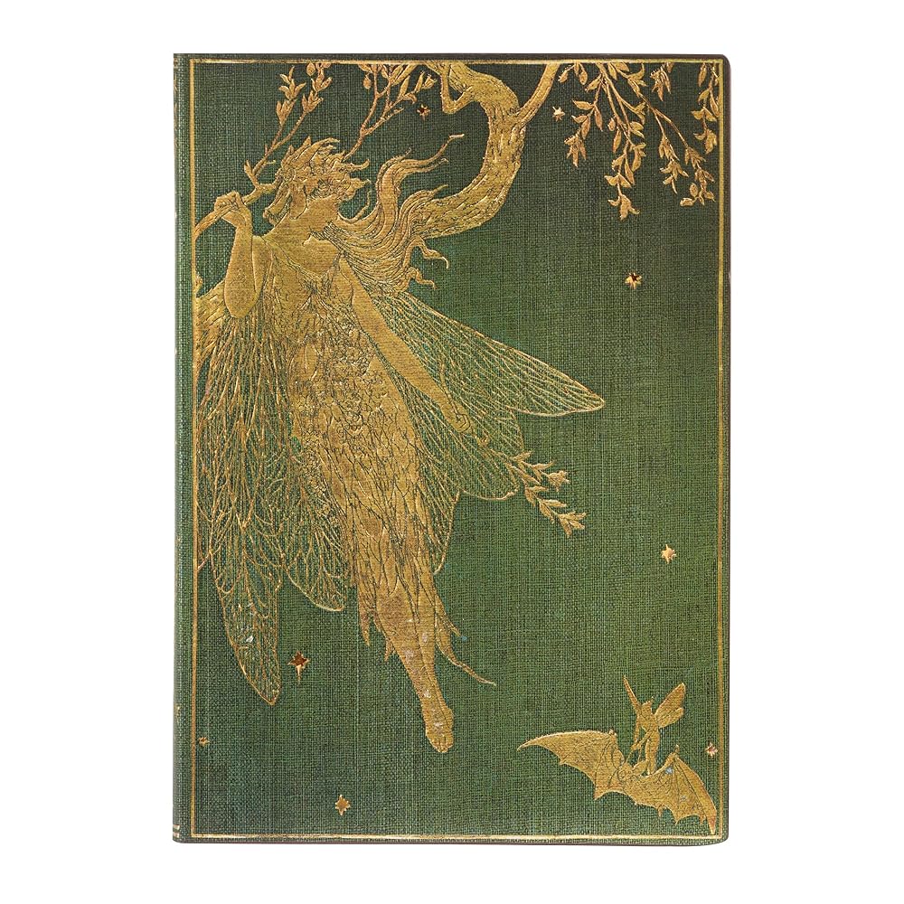 Olive Fairy Midi Unlined Softcover Journal, 176pg, 100GSM by Paperblanks (Lang's Fairy Books) cover image