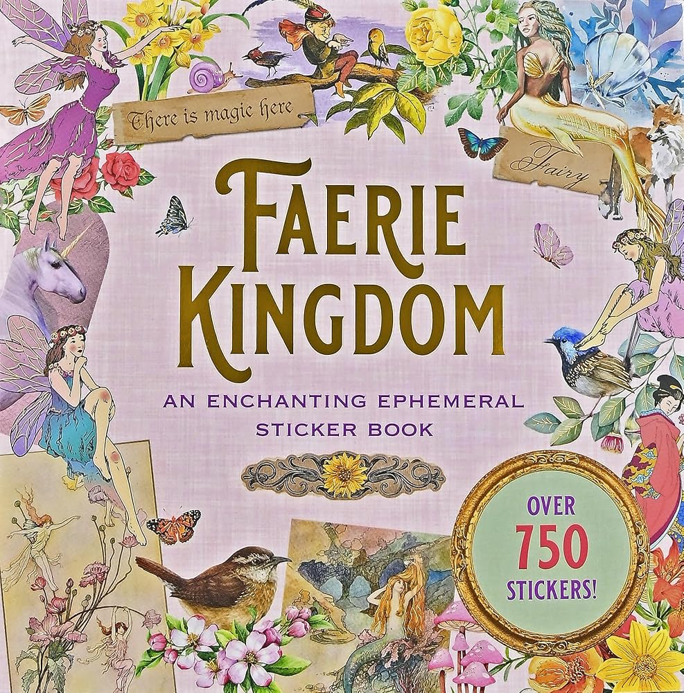 Faerie Kingdom Sticker Book (over 750 stickers) cover image