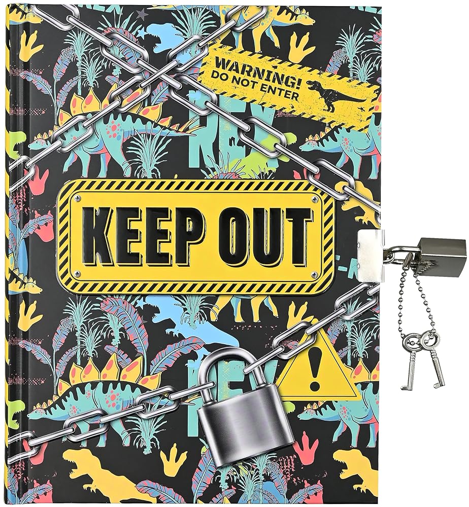 Keep Out! Locking Journal (Diary with lock) cover image