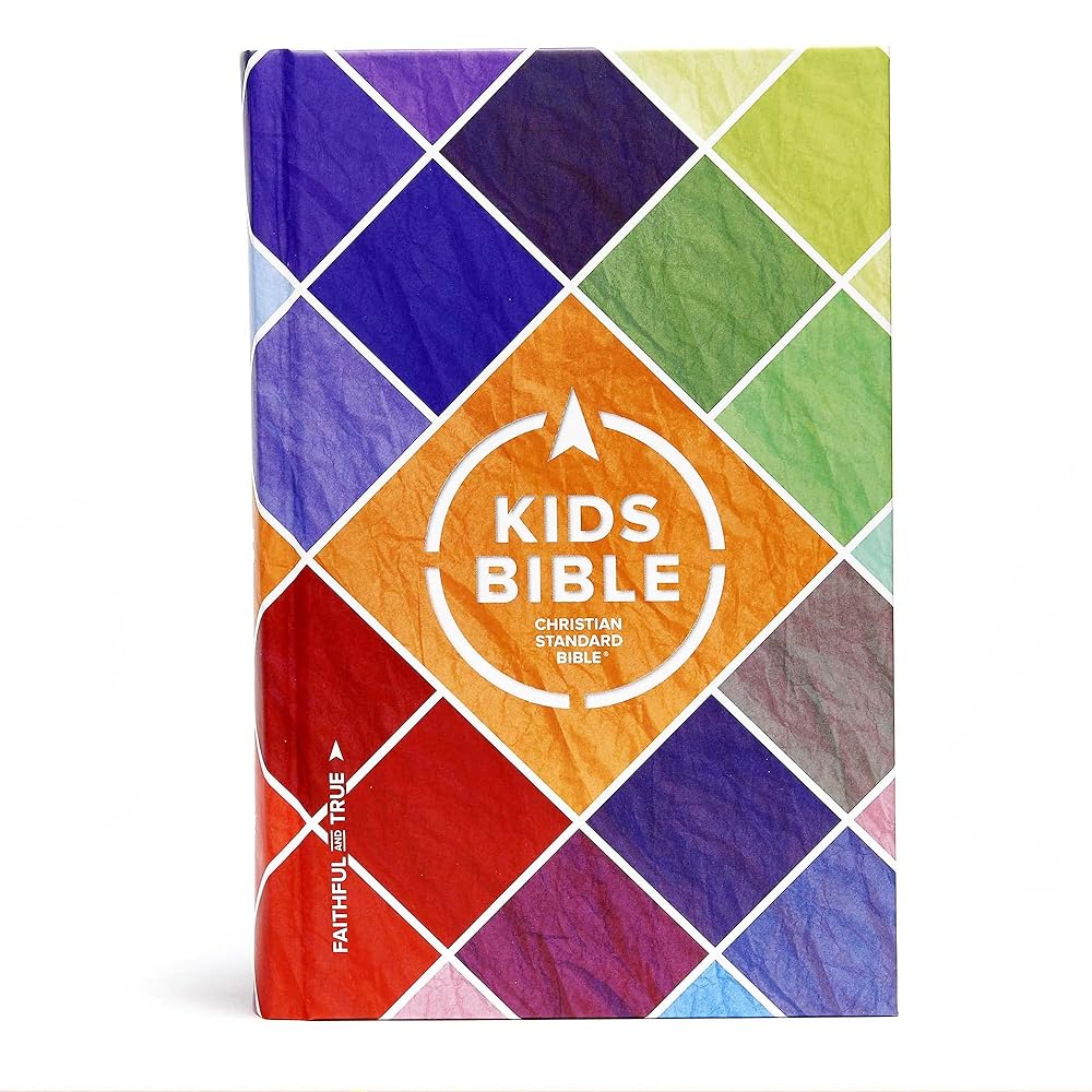 CSB Kids Bible, Hardcover, Red Letter, Presentation Page, Study Helps for Children, Full-Color Inserts and Maps, Easy-to-Read Bible Serif Type cover image
