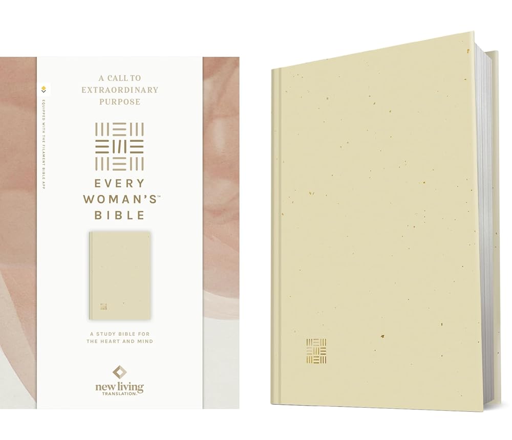 NLT Every Woman’s Bible, Filament Enabled (Hardcover, Gold Dust, Red Letter) cover image
