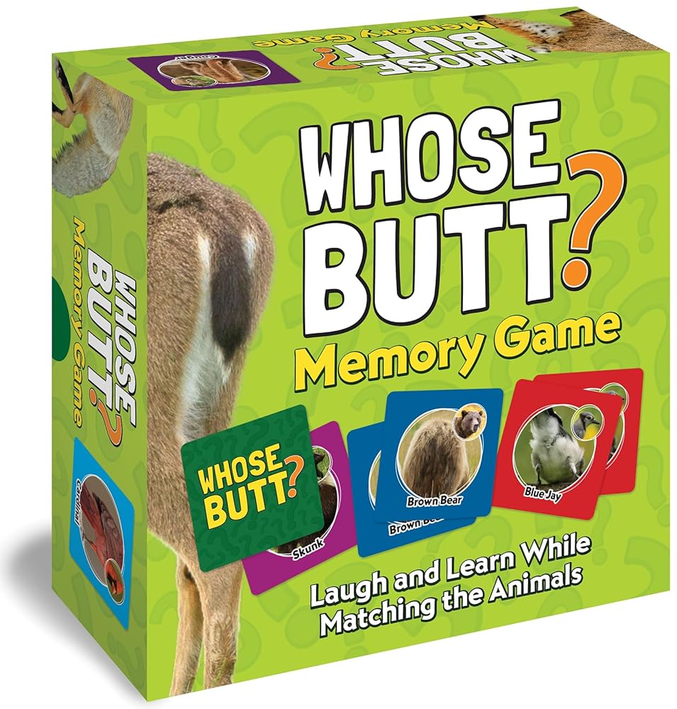 Whose Butt? Memory Game cover image