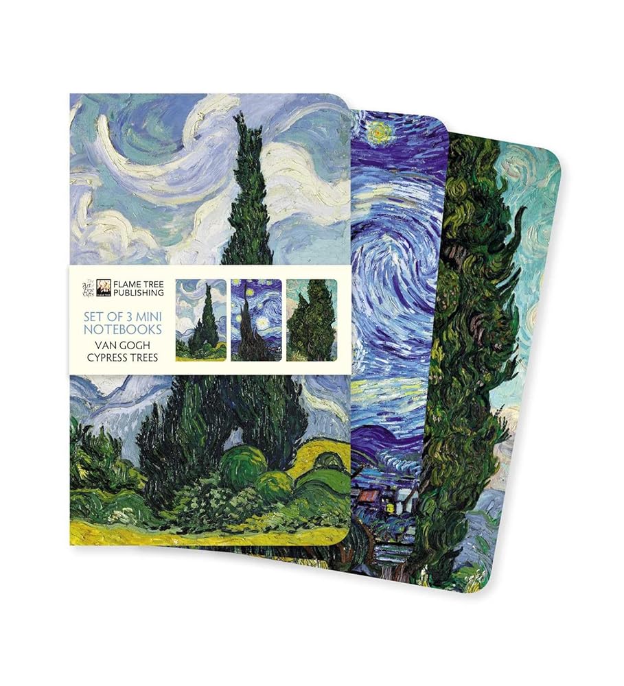Vincent van Gogh: Cypresses Set of 3 Mini Notebooks (Mini Notebook Collections) cover image