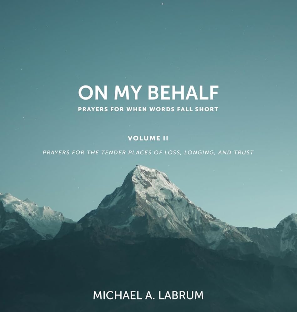 On My Behalf, Volume II: Prayers for the Tender Places of Loss, Longing, and Trust cover image