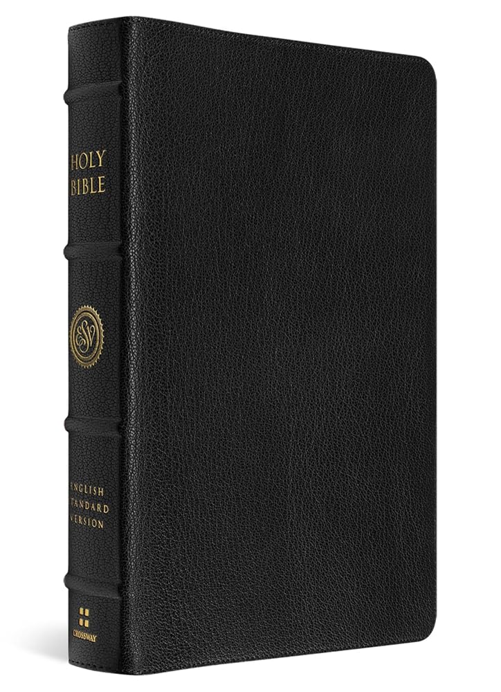 ESV Heirloom Bible, Alpha: Personal Size Edition (Goatskin, Black) cover image