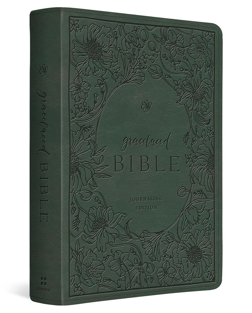 ESV GraceLaced Bible, Journaling Edition (Artwork by Ruth Chou Simons) (TruTone, Quiet Forest) cover image