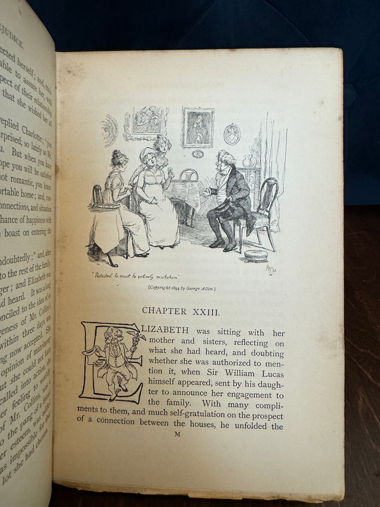 Pride & Prejudice - 1894 First UK Edition - Re-spined Peacock Edition