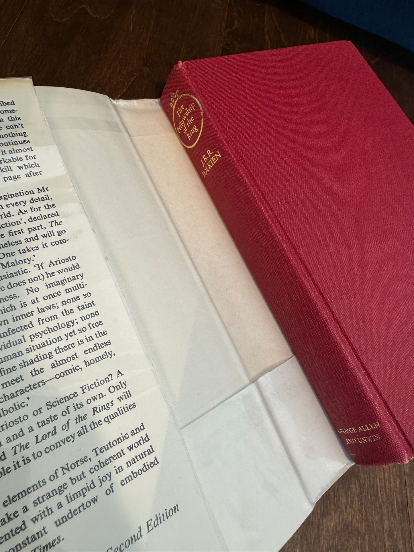 Lord of the Rings Trilogy - 1971 Second Edition / 6th Impression Uniform Set with Dust Jackets