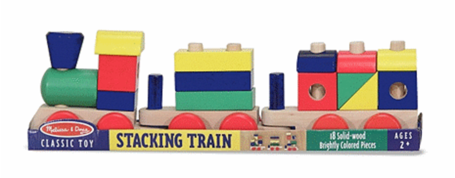 Stacking Wooden Train (Classic Toys)