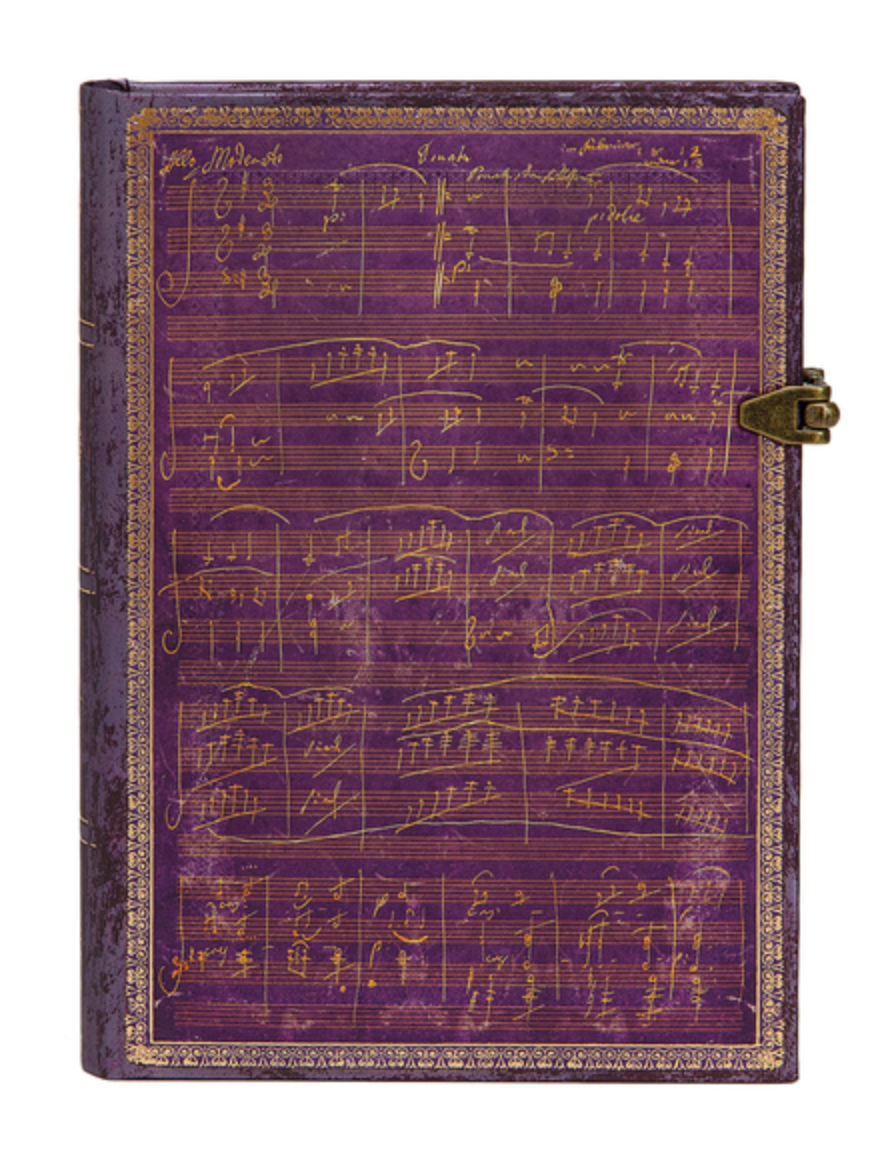 Paperblanks Beethoven's 250th Birthday Special Edition Hardcover MIDI Unlined Clasp Closure