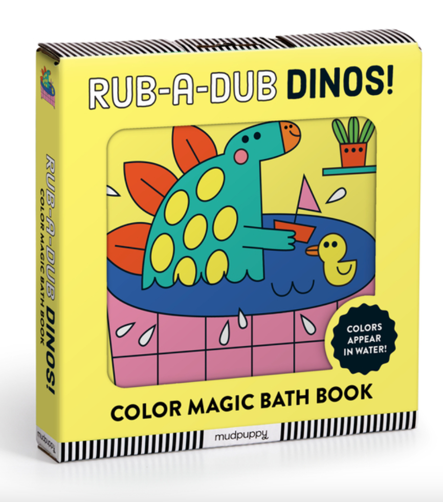 Rub-A-Dub Dinos! Color Magic Bath Book