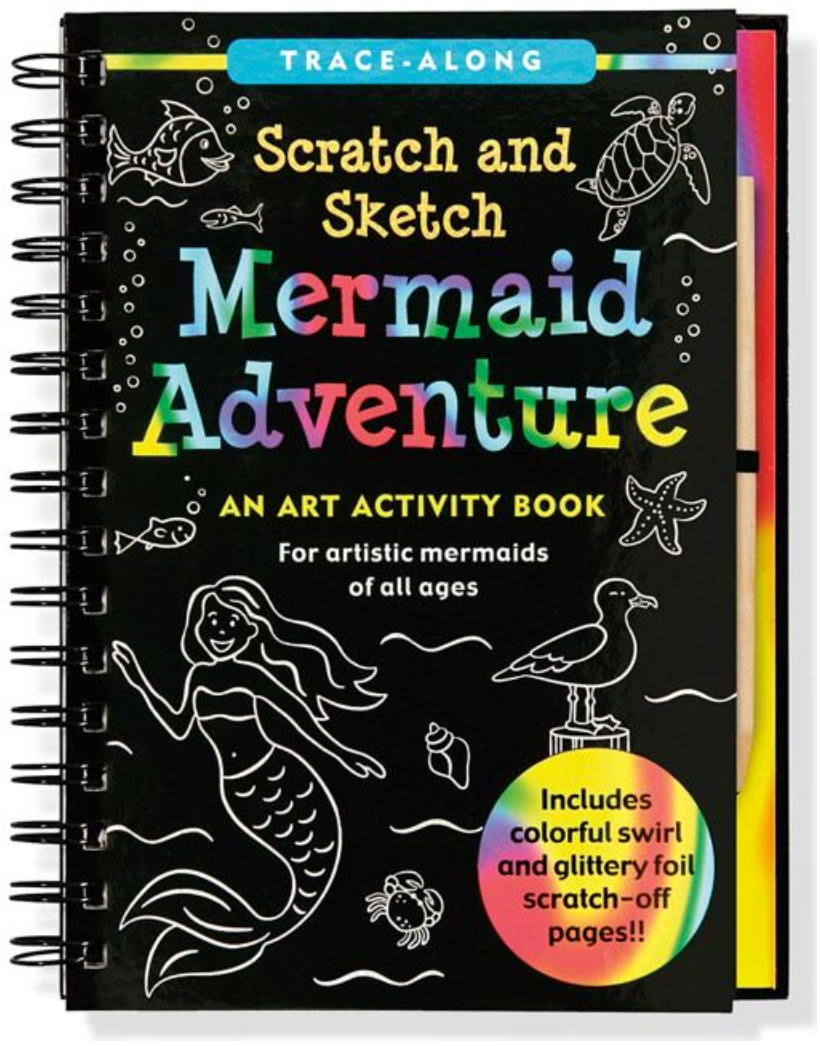 Mermaid Adventure Scratch and Sketch