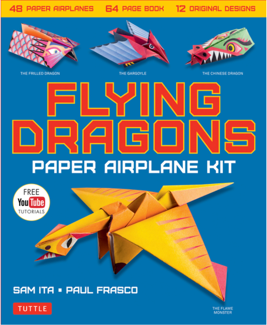 Flying Dragons Paper Airplane Kit: 48 Paper Airplanes
