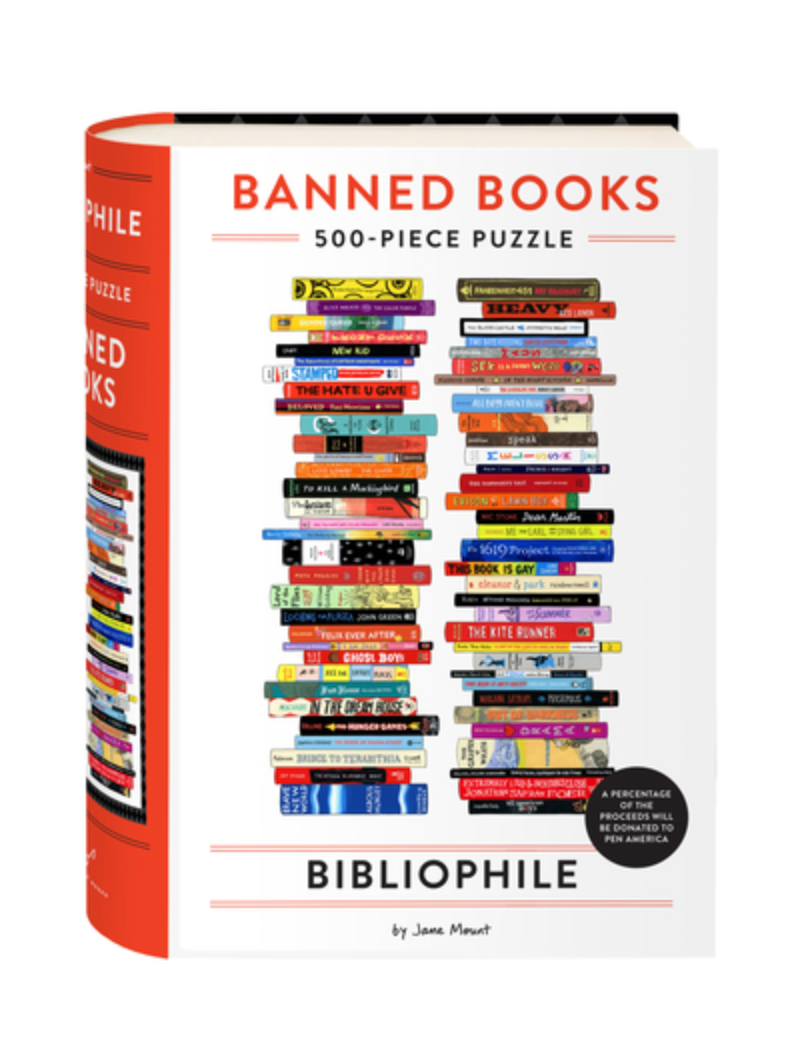 Bibliophile Banned Books 500-Piece Puzzle (Bibliophile)