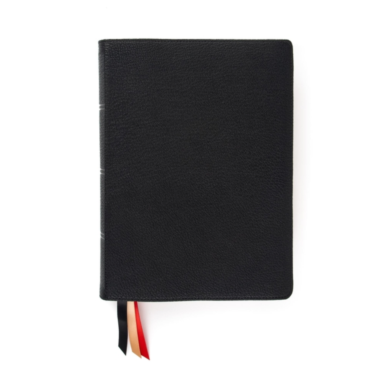 CSB Ancient Faith Study Bible, Holman Handcrafted Collection, Premium Black Goatskin: Black Letter, Church Fathers, Study Notes and Commentary, Ribbon (Holman Handcrafted Collection)