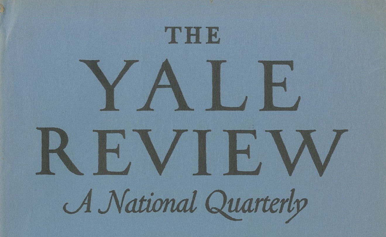 The Yale Review: Vol. LVI No. 2 Winter 1967