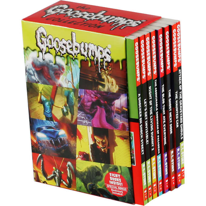 Eight Frightening Goosebumps Box Set