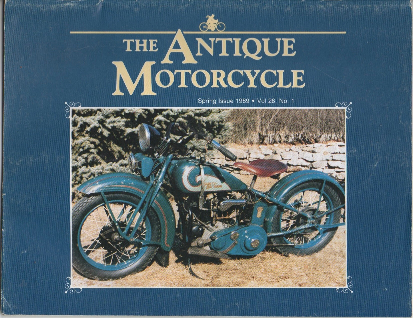 The Antique Motorcycle Magazine - Spring Issue 1989, Vol.28, No.1