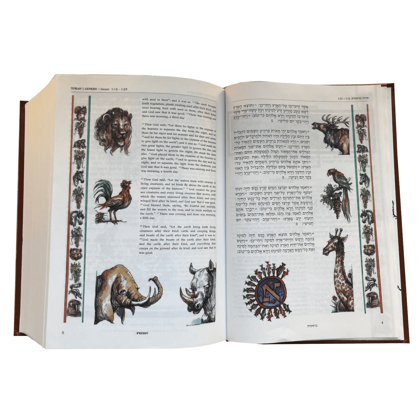 The Illustrated Hebrew & English Jerusalem Family Bible