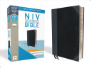 NIV, Thinline Bible, Compact, Imitation Leather, Black/Gray, Red Letter Edition