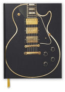Gibson Les Paul Black Guitar (Blank Sketch Book)