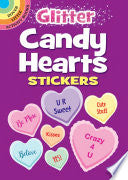 Glitter Candy Heart Stickers