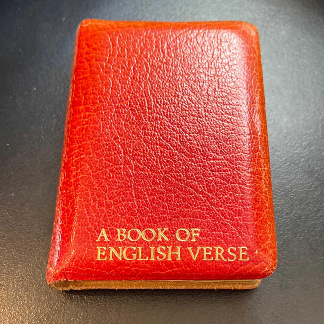 A Book of English Verse