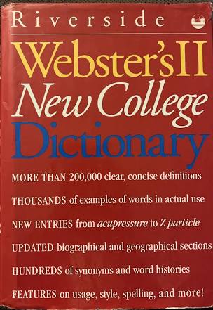 Webster's II New College Dictionary
