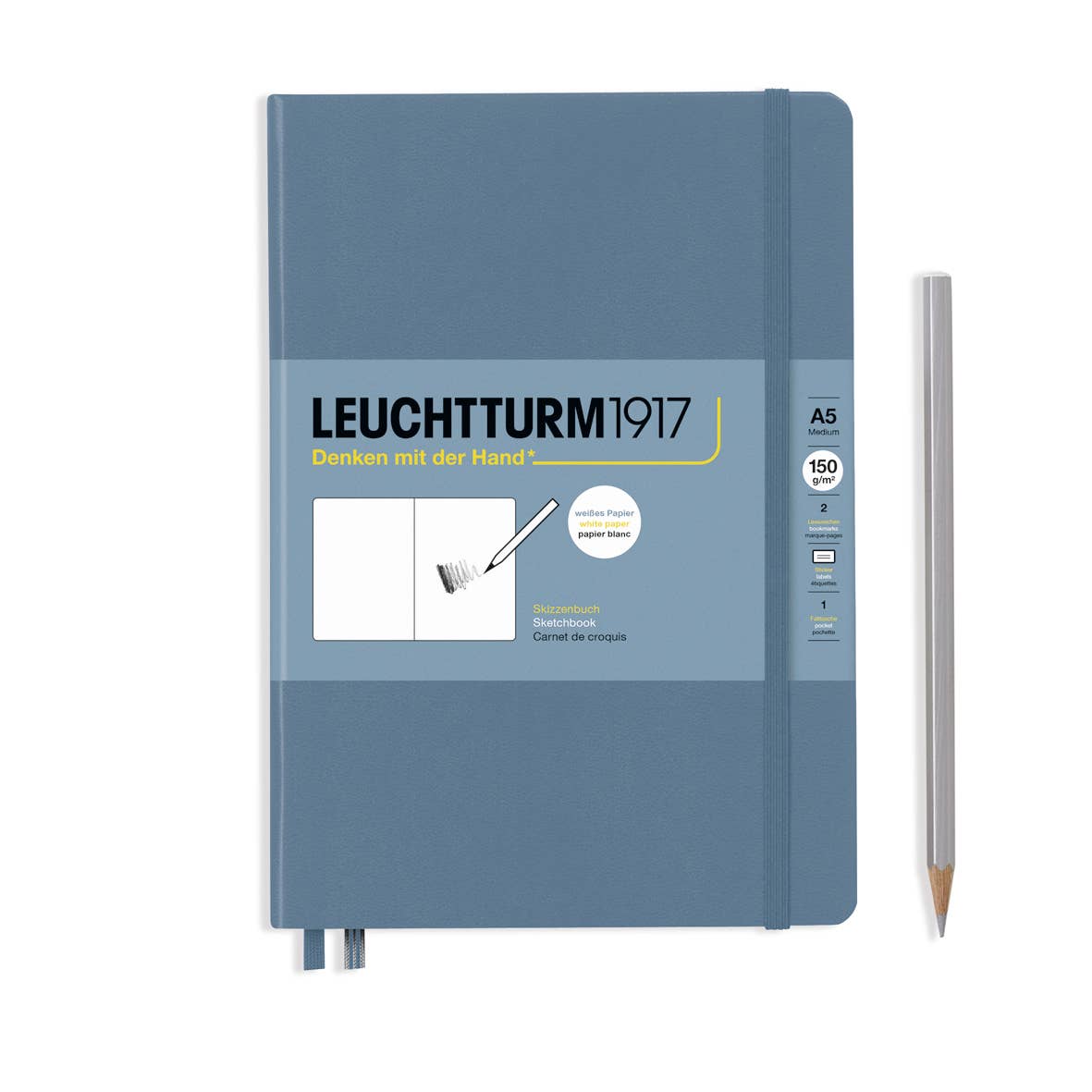 Sketchbooks - 150g/m² Paper Plain: Black / Medium Landscape