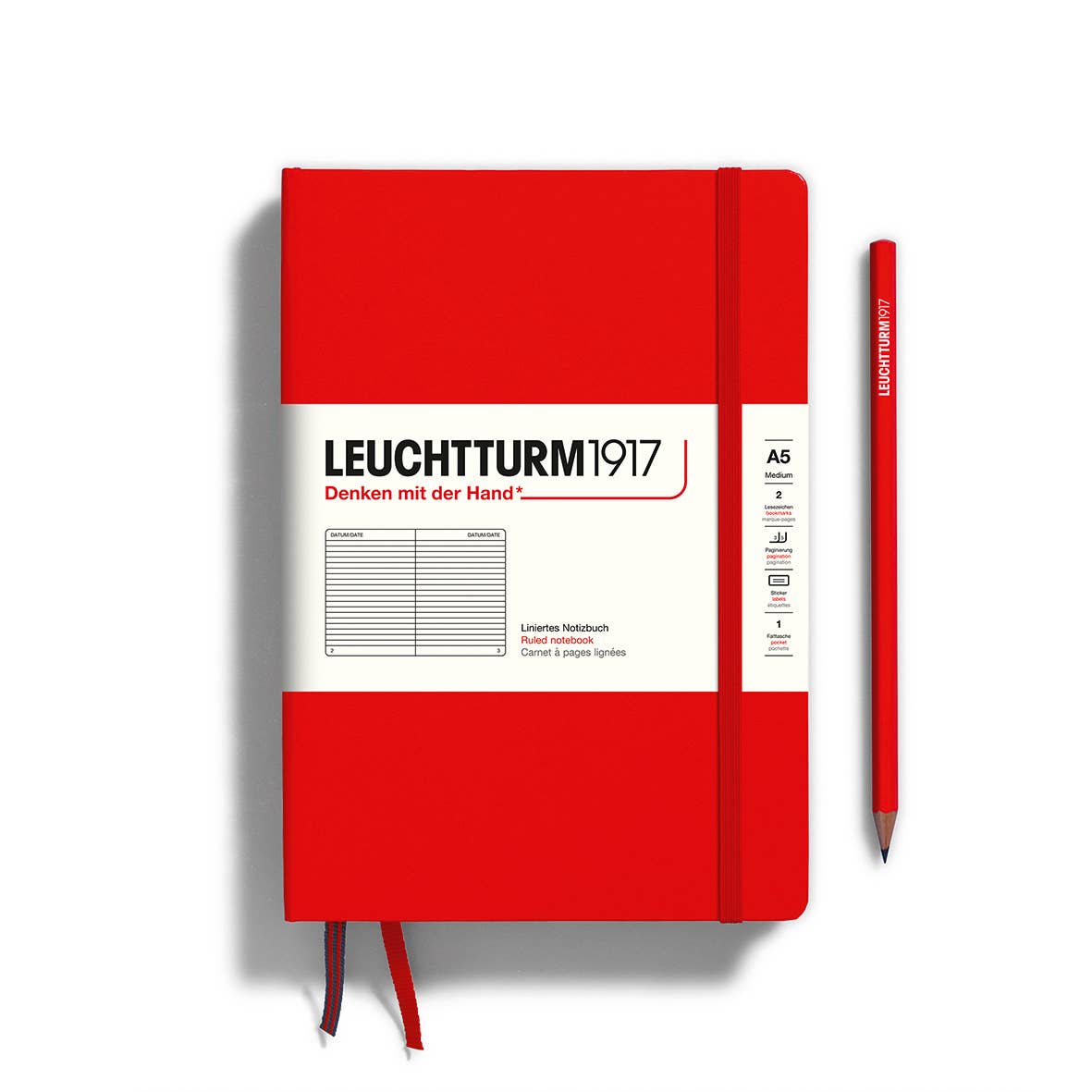 Notebooks - Medium (A5): Powder / Hardcover / Plain