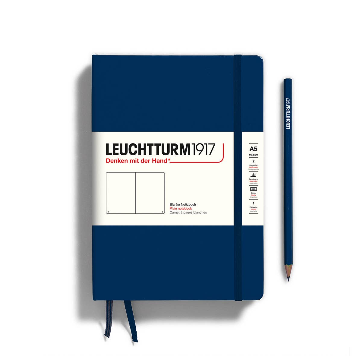 Notebooks - Medium (A5): Dotted / Hardcover / Rising Sun