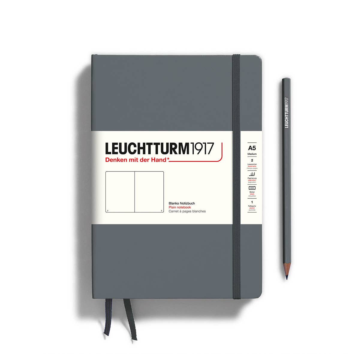 Notebooks - Medium (A5): Dotted / Hardcover / Rising Sun