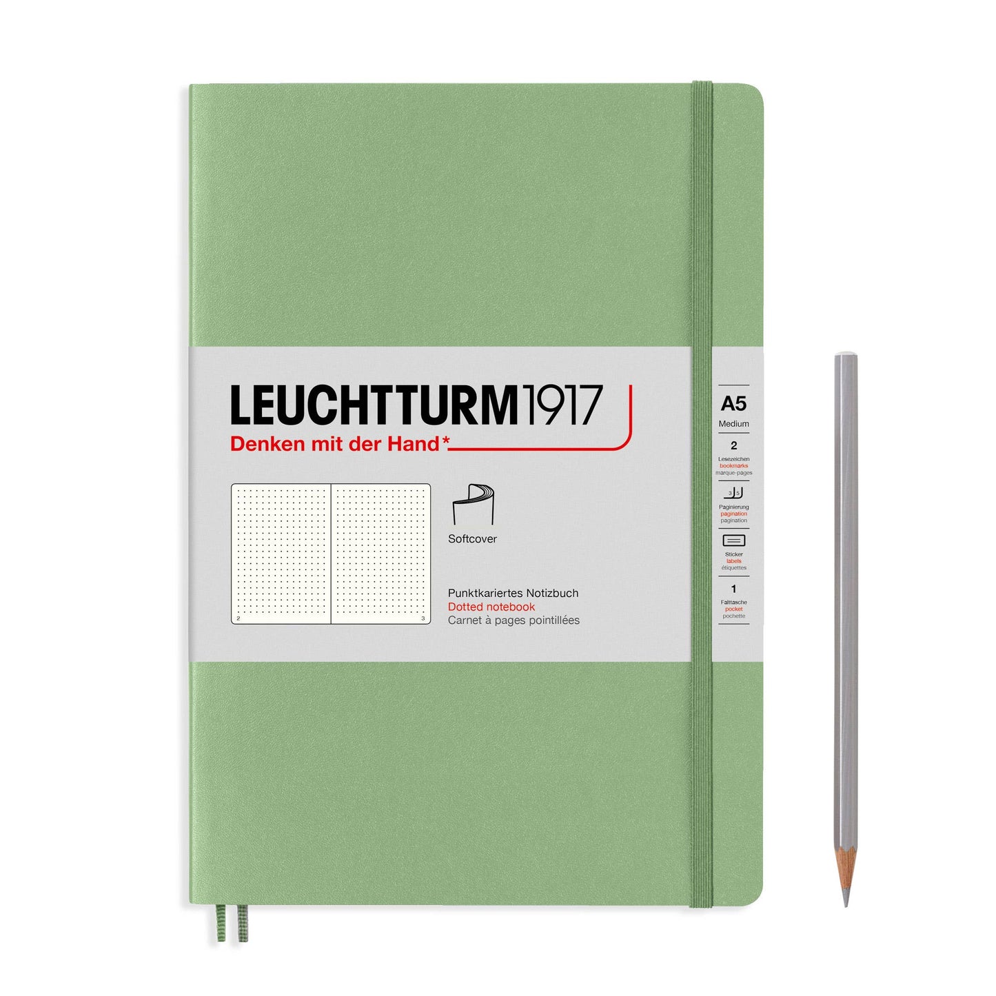 Notebooks - Medium (A5): Black / Hardcover / Plain