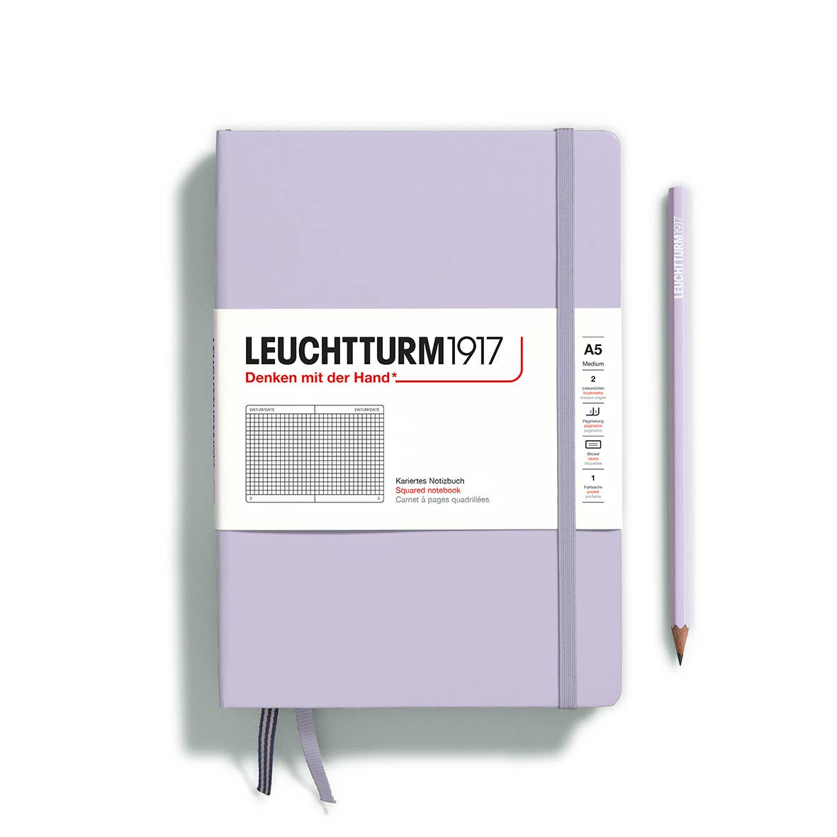 Notebooks - Medium (A5): Dotted / Hardcover / Rising Sun