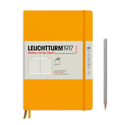 Notebooks - Medium (A5): Dotted / Hardcover / Rising Sun