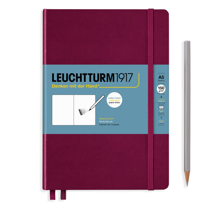 Sketchbooks - 150g/m² Paper Plain: Black / Medium Landscape