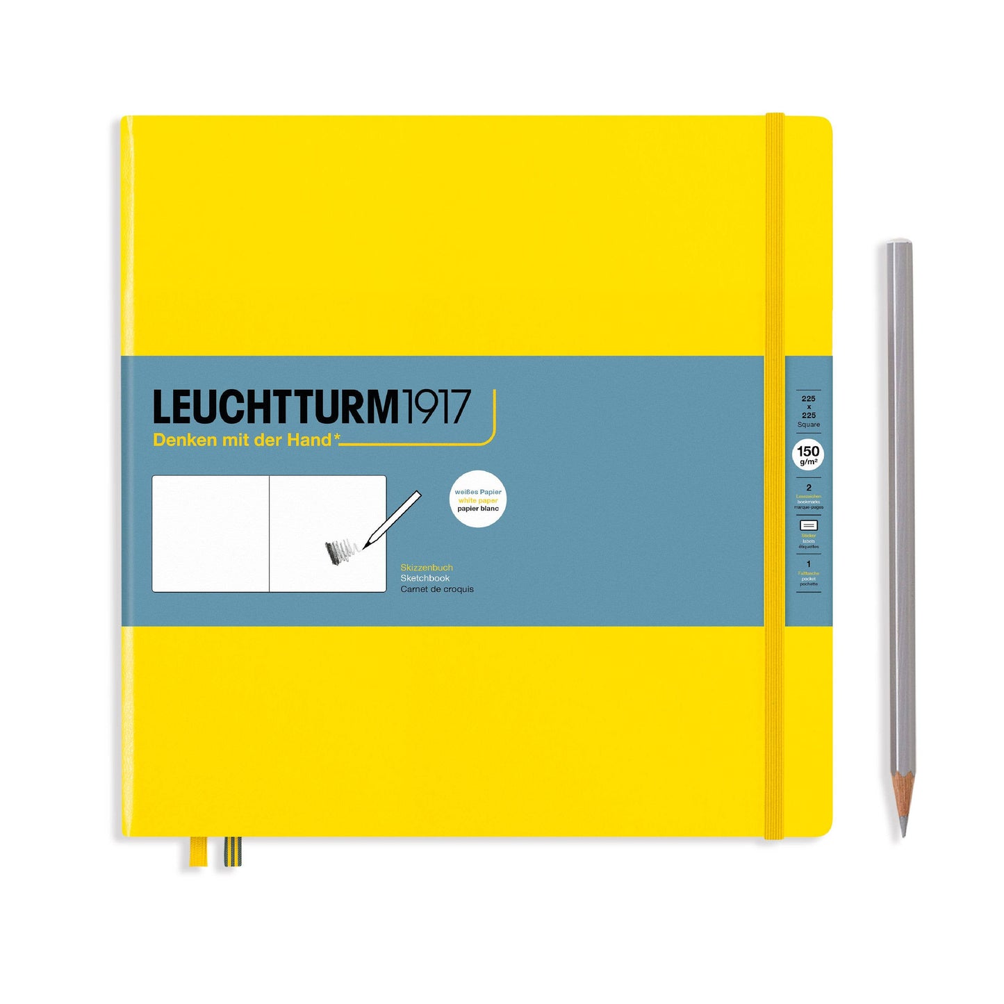 Sketchbooks - 150g/m² Paper Plain: Black / Medium Landscape