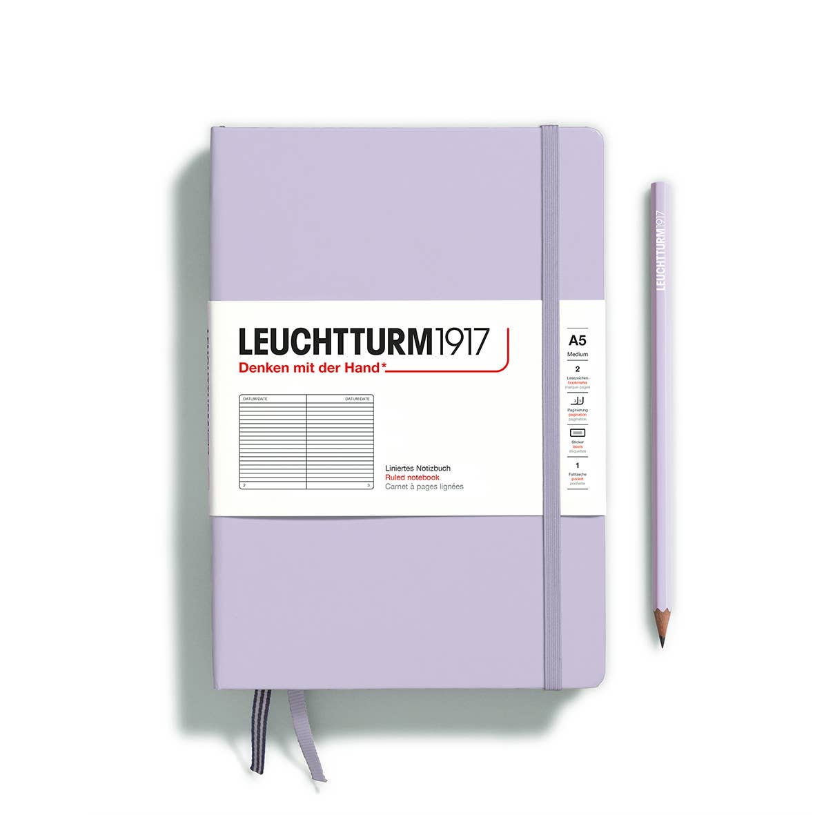 Notebooks - Medium (A5): Dotted / Hardcover / Rising Sun