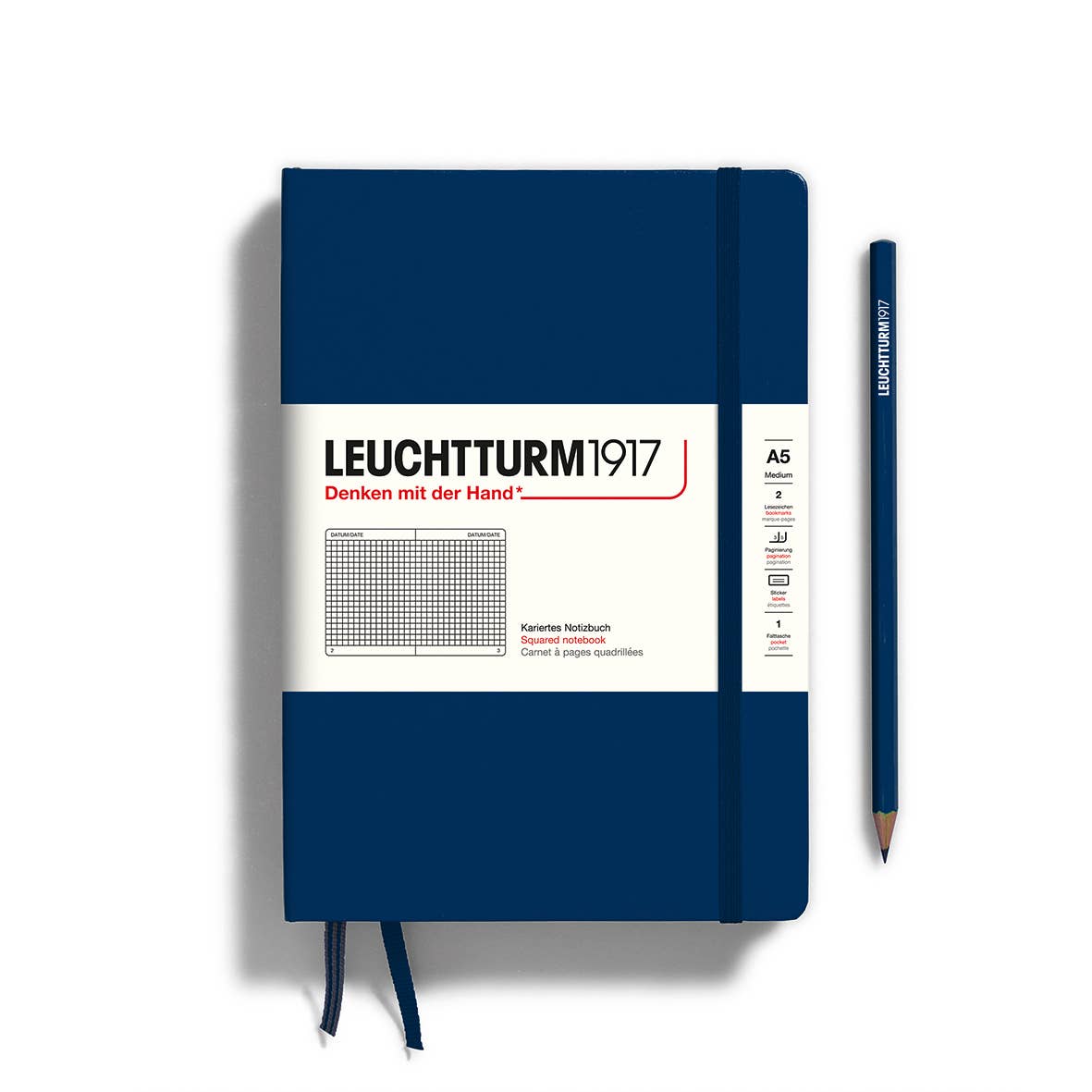 Notebooks - Medium (A5): Dotted / Hardcover / Rising Sun